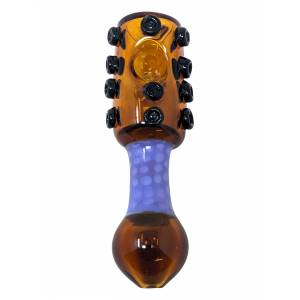 4.5" Slyme Accent Multi Marble Hand Pipe - [ZD254]